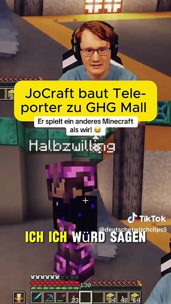 Twitch: Die GHG Mall und Redstoneleitung im Minecraft