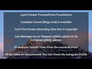 Layla Pomper ProcessDriven Foundations