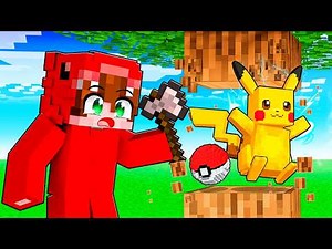 Minecraft, but EVERY BLOCK drops POKEMON!