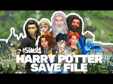 Harry Potter Save File - Full Tour + Lore - Sims 4