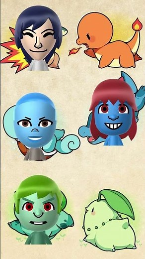 CHOOSE YOUR STARTERS! POKE-MII-MON! GEN ONE AND GEN TWO!