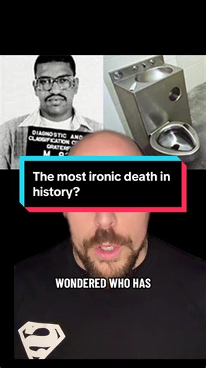 The most ironic death in history? #truecrime #fyp #History #learnontiktok #booktok