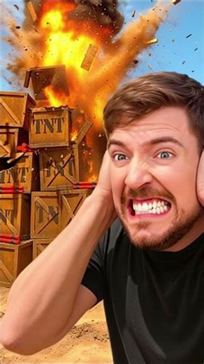 MrBeast Explodes TNT! Short