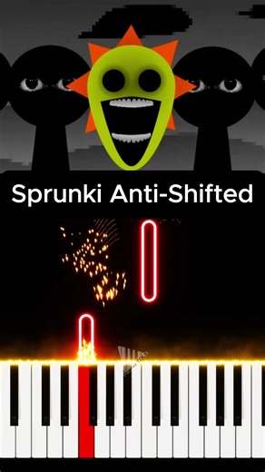 Gray, Mr. Sun - Sprunki Anti Shifted - Piano Tutorial