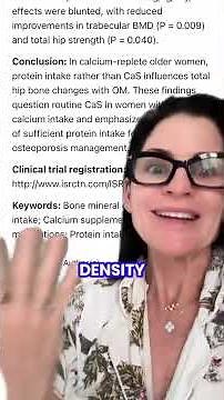 Calcium Supplements and Osteoporosis: Why Protein Intake Matters More