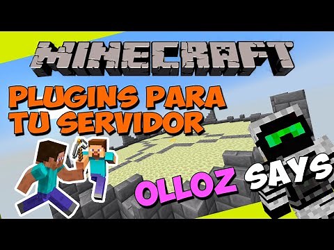 PLUGINS para tu SERVIDOR de Minecraft - OLLOZ SAYS (Arena de Minijuegos!)