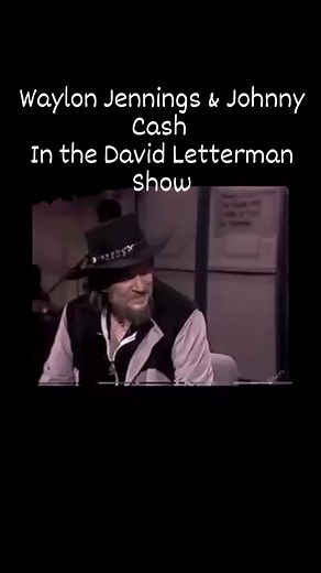 Waylon Jennings & Johnny Cash on the David Letterman Show | Country Gold