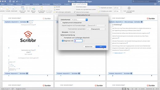 Seitenzahlen ab Seite 3 in Word erstellen (Video)