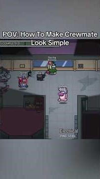 How To Make Crew Mate Look Simple In Among Us While Playinh On Polus #innersloth #amongus