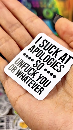 130 Funny Vinyl Waterproof Stickers for All Uses