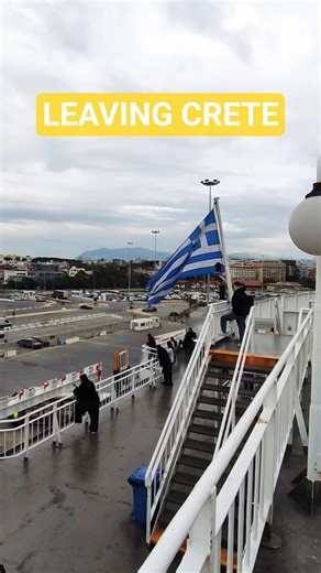 Leaving Heraklion Port 🌊 | Crete Travel Vibes