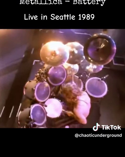 Metallica - Battery Live in Seattle 1989 Performance