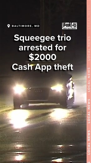 11K views · 109 reactions | Squeegee group arrested after $2000 Cash App theft | WBFF FOX 45 | Facebook