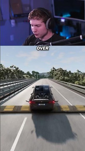 Teslas vs. Speed Bump at Top Speed