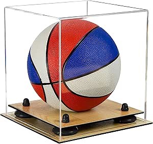 Better Display Cases Acrylic Mini - Miniature (not Full Size) Basketball Display Case