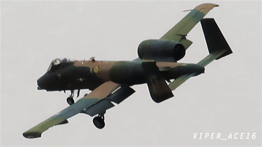 The A-10 Thunderbolt II roars at the Bluebonnet Airshow