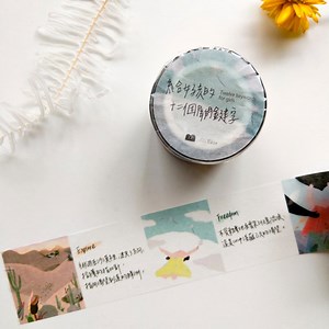 跨界商品/十二個關鍵字-圖文紙膠帶/寬版/與自己對話 簡單生活實驗室 Simple Life Laboratory｜紙膠帶/和紙/PET人氣榜 - Pinkoi