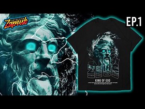 Learn to make Design Streetwear T-shirt 🔥 Eps.1