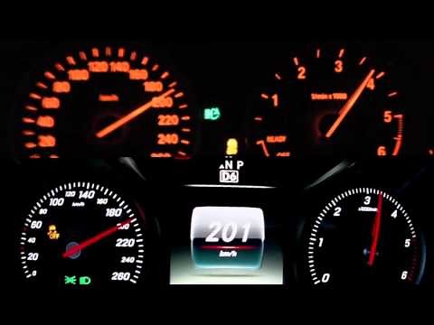 BMW F30 320D vs Mercedes-Benz W205 220 Bluetec 0-200 acceleration