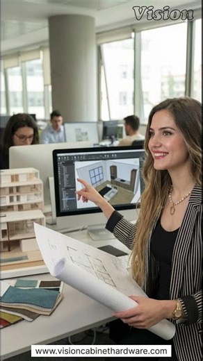 Vision Cabinet Hardware Designed for Architects & Interior Designers. #interiorhardware #homedecor