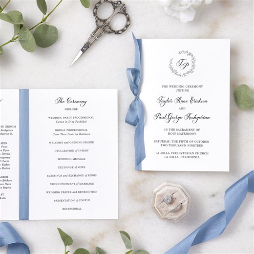 Wedding program booklet printing | Honestweddingadvice.com