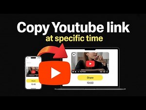How To Copy Youtube Link With Timestamp | Share Link At Specific Time