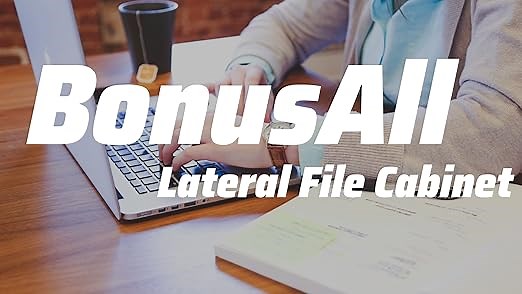 White Lateral File Cabinet with Lock, 3 Drawer Locking Metal