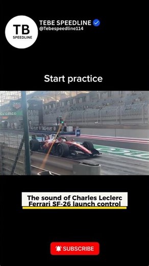 Charles Leclerc’s Ferrari SF-26 Launch Control Sound in Practice 🔥