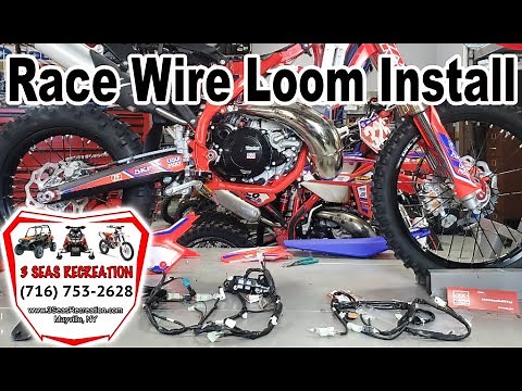 2022 Beta 250 2-Stroke Race Edition - Race Wire Loom Install - 3 Seas Recreation, AB-22050-2
