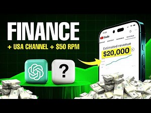 Create a Faceless USA Based Finance Channel on YouTube using Free AI Tools ($20K/Month)