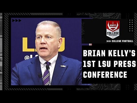 Best of Brian Kelly's introductory LSU presser after leaving Notre Dame | College Football on ESPN