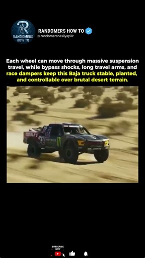 How Baja Trophy Trucks Use Extreme Suspension Engineering To Stay Fast In Desert Terrain #tech