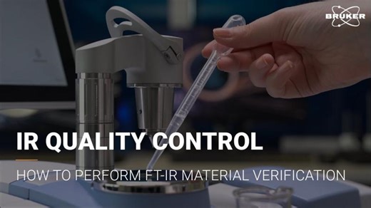 Quality control chemical products by infrared spectroscopy | FT-IR Basics | Verification ALPHA II
