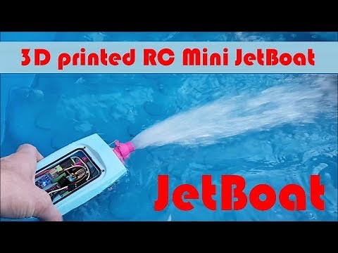3D Printed RC JET Boat with JET Drive