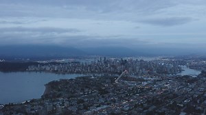 Vancouver city seen from above - Free Stock Video