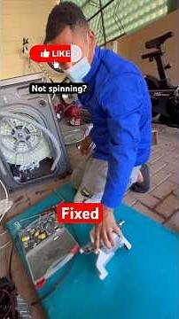 How To Replace A Spin Motor On Front Loader Washing Machine