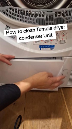 How to clean Tumble dryer condenser Unit #cleaning #TumbleDryer #condenser #cleantok #cleaningtiktok #cleaningmotivation | Mae Prudden