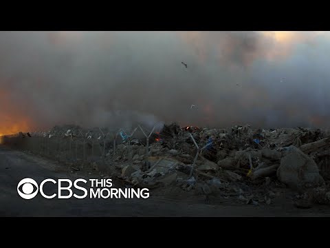 How "burn pits" in Iraq and Afghanistan may have put veterans at risk