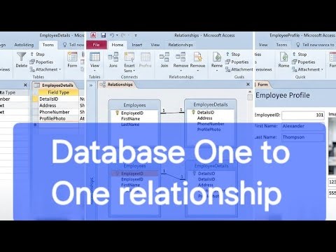 One to One Relationship (Database) Bangla | ICT Practical Easy Tutorial