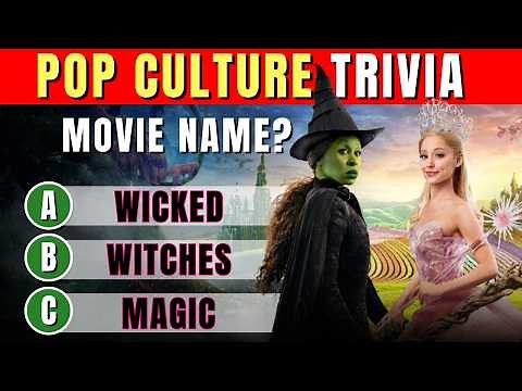 Pop Culture Trivia Quiz 2025 | How Well Do You Know Your Pop Culture?