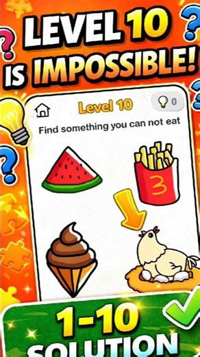 Brain Out Level 1-10 Full Solution| Complete Walkthrough #shorts #brainout #solution #vexora vision