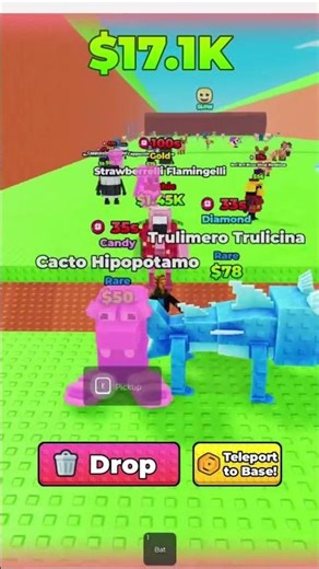 I fined Strawberrelli Flamingelli in Roblox #roblox #stealabrainrot