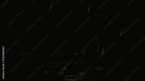 Rain background and 2d animation, water drops, rain drops, Rainy day background, Raining, Rainy season, heavy rain, clouds, cloudy rain