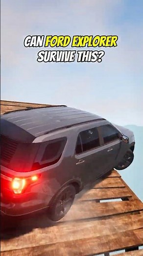 Can Ford Explorer survive this mountain fall? part.2 - BeamNG.drive