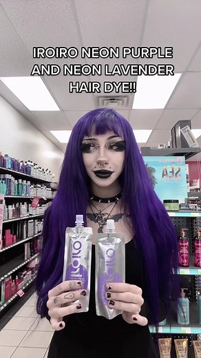Long-Lasting Neon Purple Hair Dye: Iroiro Review