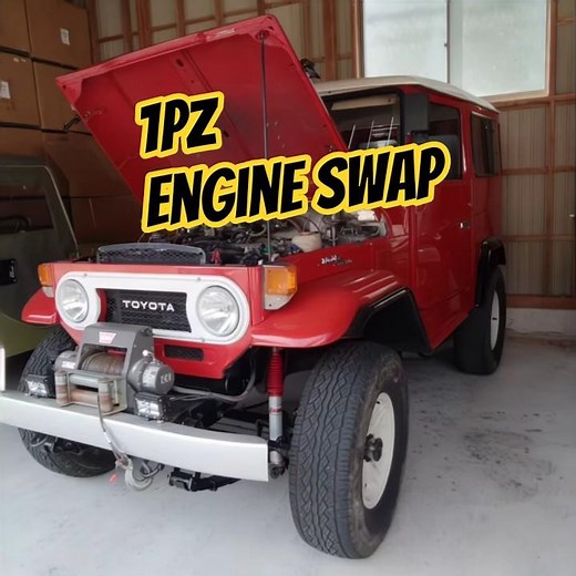 1PZ engine swapped Land Cruiser 40 series