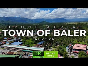 Somewhere in Baler Aurora | Stunning Aerial Views of the town center of Baler!