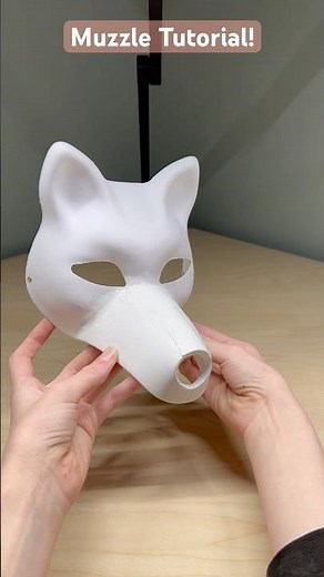 Muzzle tutorial! (Full canine mask tut coming soon) #theriangear #therian #furry #tutorial #snout