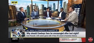 74K views · 577 reactions | Honestly couldn't care less because at this point im used to it but its definitely comical nonetheless how drastically different the national media reports the Eagles compared to other teams 藍 The 1st clip is after the Cowboys beat the Raiders a few weeks back and the 2nd clip is after the Eagles beat the Raiders. What do ya notice?? 樂 #FlyEaglesFly | Fly Phamily | Facebook
