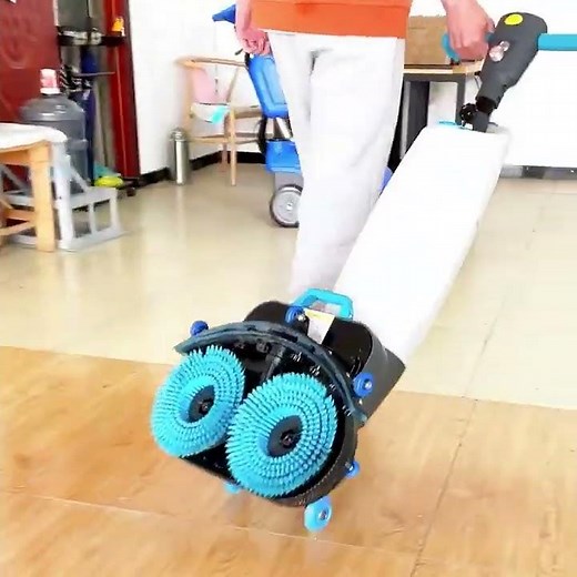 Mini Mop Autoscrubber Demo - Floor Cleaning Machine for Home, Factory, Warehouse, Offices